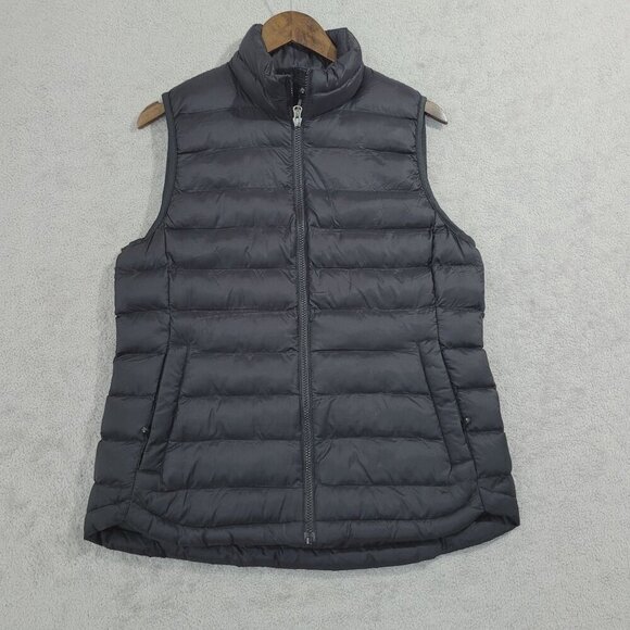 NEW 32 Degrees Heat Womens M Black Puffer Vest Nylon & Polyester - Picture 1 of 8